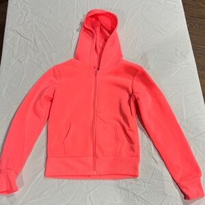 Diva Coral Fleece Jacket, zipper front